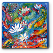 Beneath the Shining Sea - Painting by Sofan Chan