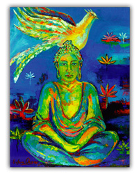Golden spirit - Oil painting by Sofan Chan Golden spirit - Oil painting by Sofan Chan