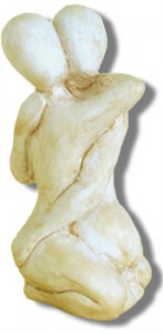 Lovers - Sculpture by Rochman Reese